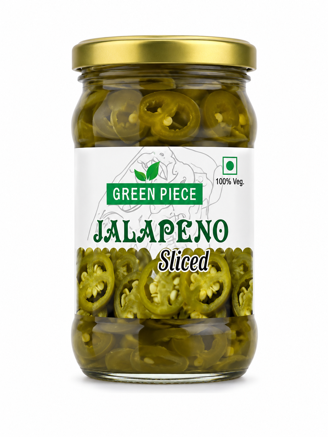GREEN PIECE Jalapeno Sliced 